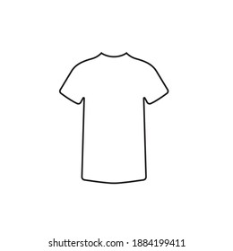 Flat T-SHIRT icon flat vector design