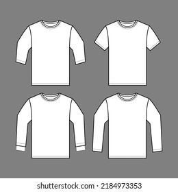 Flat T-Shirt Mockup Template, Capable for editing, can be used as a Flat Mockup for Printing purpose