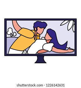 flat tv icon 