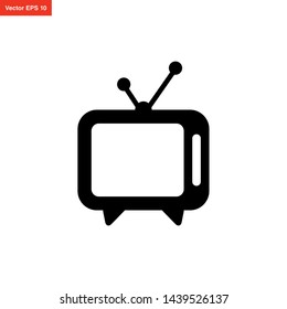 FLAT TV ICON VECTOR DESIGN