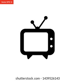 FLAT TV ICON VECTOR DESIGN