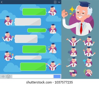 flat type Research Doctor old men_sns