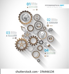 Flat UI design concepts for unique infographics, seo, web template branding. Concepts eÃ?Â?Ã?Â²ements for web banners and brochure or covers.