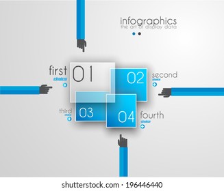 Flat UI design concepts for unique infographics, seo, web template branding. Concepts eÃ?Â?Ã?Â²ements for web banners and brochure or covers.