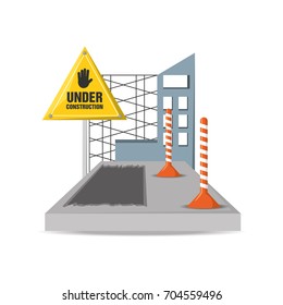 flat under construction  