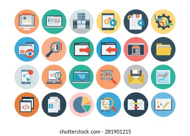 Flat Universal Web Vector Icons 1