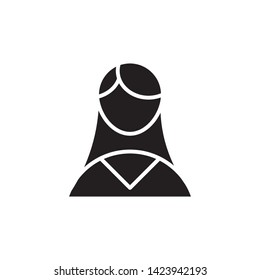 flat user icon symbol sign, vector, eps 10