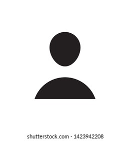 flat user icon symbol sign, vector, eps 10