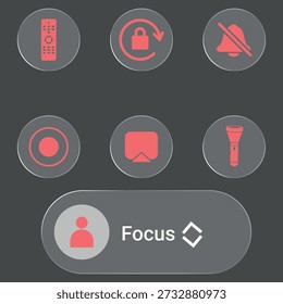 Flat user interface icons set for web applications with buttons and multimedia navigation elements.