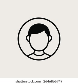 Flat User Symbol for Profile and Identity Concepts