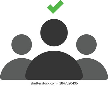Flat Users Icon - Family - Together - Selection 