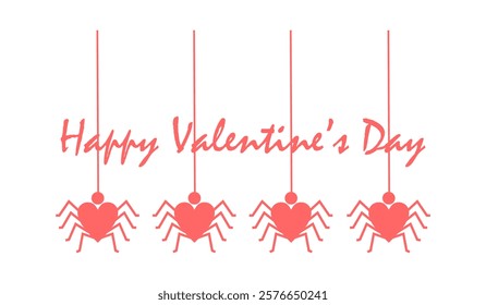 Flat valentine day template for promotional sale, background, banner or landing page template