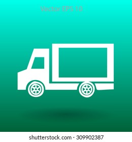 Flat van icon