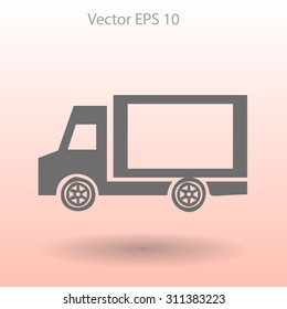 Flat van icon