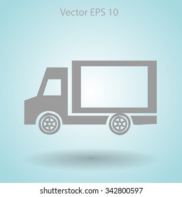 Flat van icon