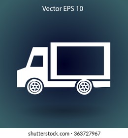 Flat van icon
