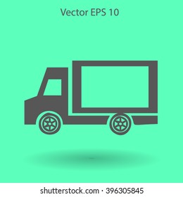 Flat van icon