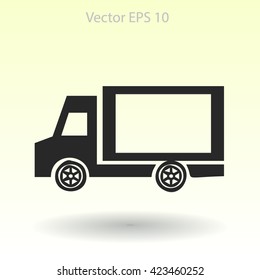 Flat van icon