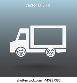 Flat van icon