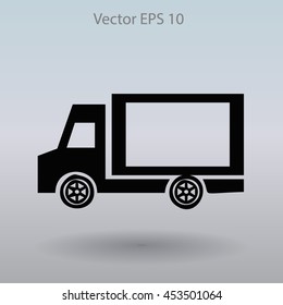 Flat van icon