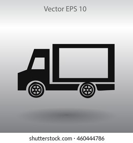 Flat van icon