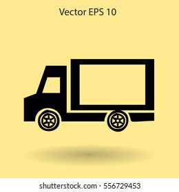 Flat van icon