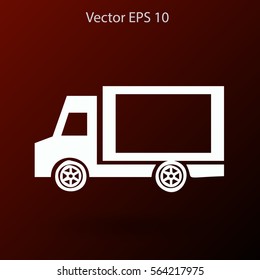 Flat van icon