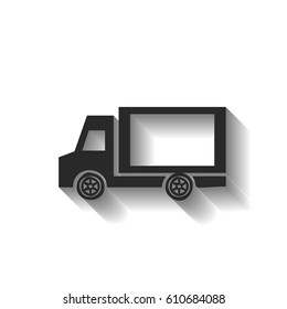Flat van icon