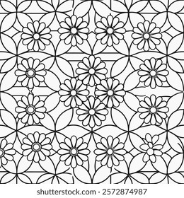 Flat vector arabic islamic pattern background