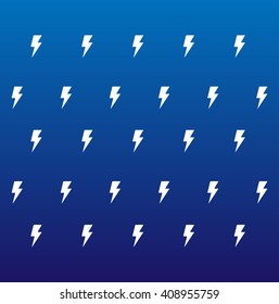 Flat Vector Background with Flashes