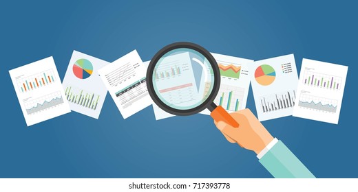 flat vector banner for analytic finance  graph report and business investment planning concept
