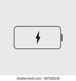 flat vector battery