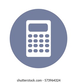 Flat Vector Calculator Icon