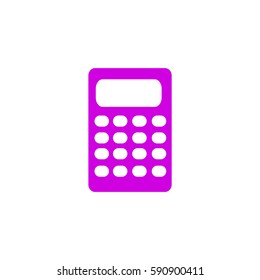 Flat Vector Calculator Icon