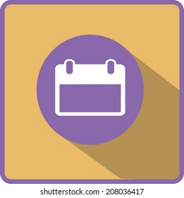 Flat Vector Calendar Icon