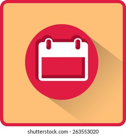 Flat Vector Calendar Icon