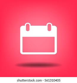 Flat Vector Calendar Icon