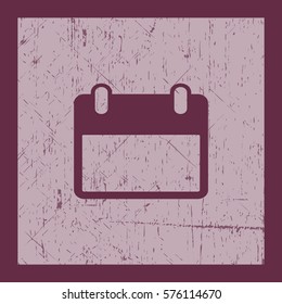 Flat Vector Calendar Icon