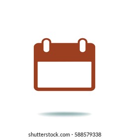 Flat Vector Calendar Icon