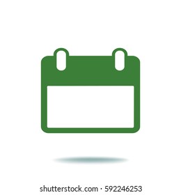Flat Vector Calendar Icon