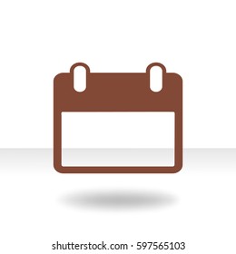 Flat Vector Calendar Icon