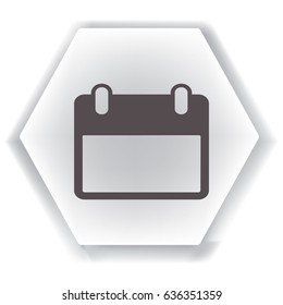 Flat Vector Calendar Icon