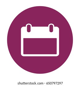 Flat Vector Calendar Icon