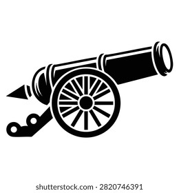 Flat vector canon icon isolated on white background ideal for camera equipment and photography projects