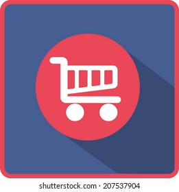 Flat Vector Cart Icon