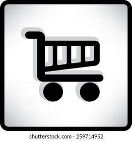 Flat Vector Cart Icon