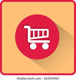Flat Vector Cart Icon