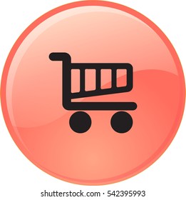 Flat Vector Cart Icon