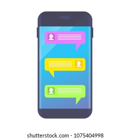 Flat vector cartoon illustration. Objects isolated on white background.