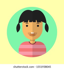 Flat vector with Character design art